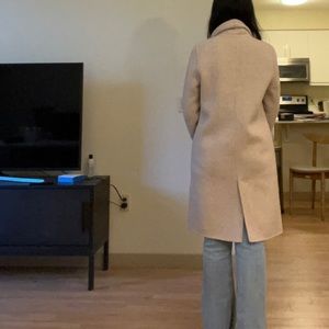 Serrano beige wool jacket size small